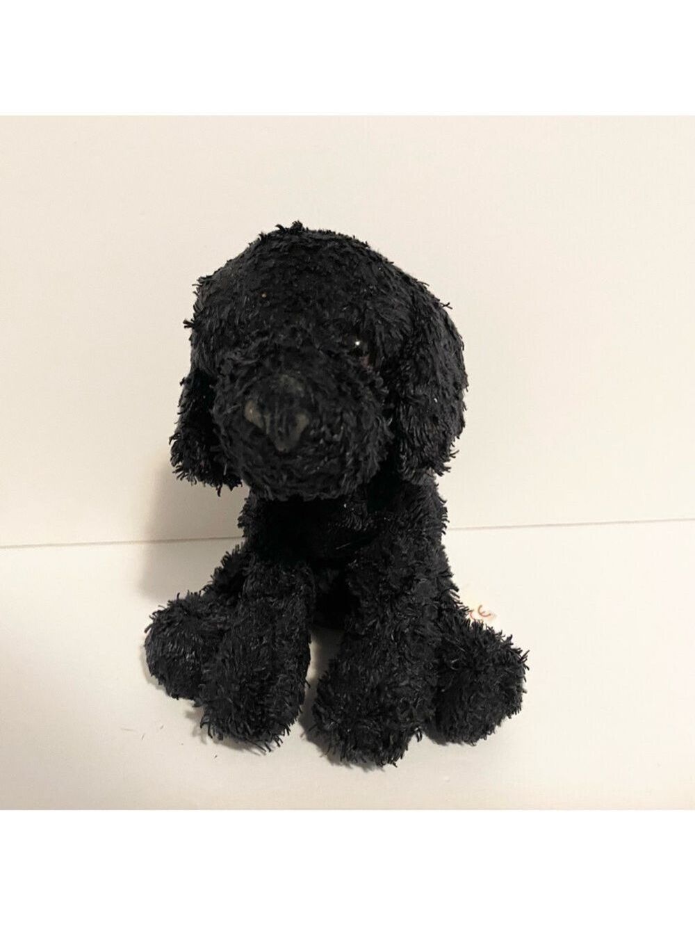 Russ Black Lab Plush Puppy Dog Black 5" Mini Bean Bag Stuffed Animal Toy